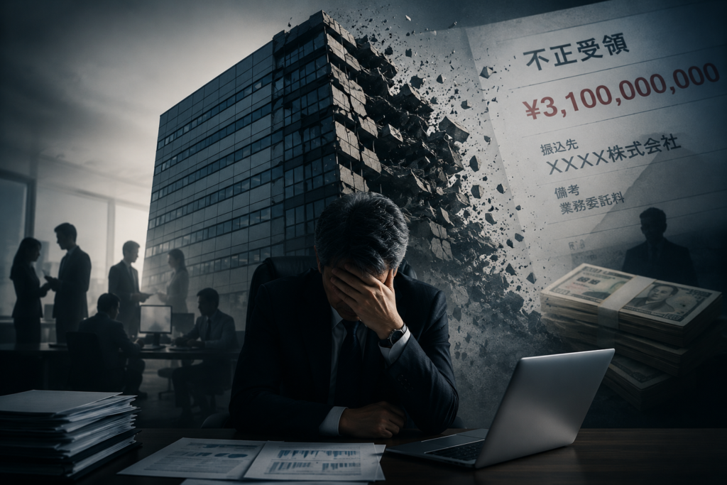 「うちは大丈夫」が会社を潰す――31億円不正受領事件が経営者に突きつけた“見えない内部崩壊”の現実