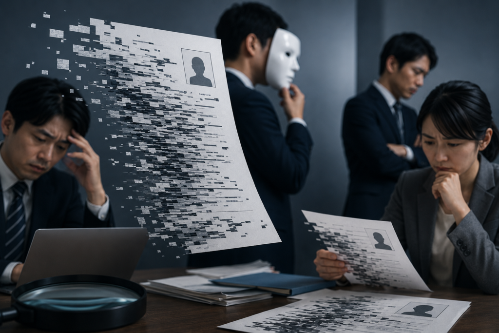 「履歴書はもう信用できない」――経歴詐称マニュアルが暴いた“採用崩壊”という経営リスク
