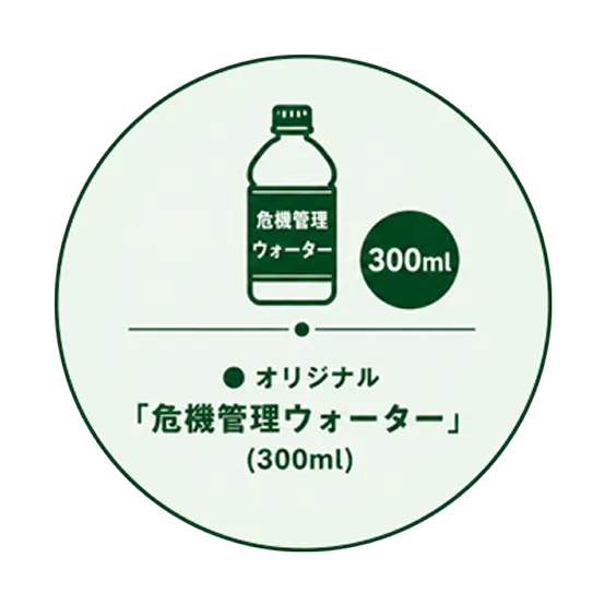 オリジナル「危機管理ウォーター」(300ml)