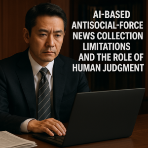 AIによる反社ニュース収集の限界と人間の判断が果たす役割