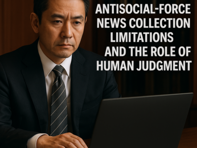 AIによる反社ニュース収集の限界と人間の判断が果たす役割