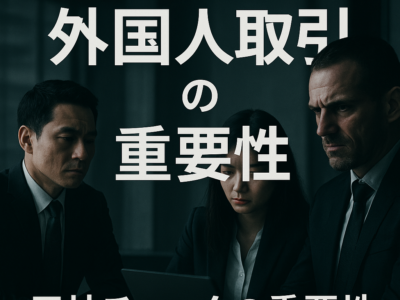 インバウンド増加時代における外国人取引と反社チェックの重要性