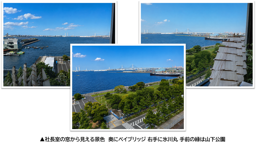 山下公園と海