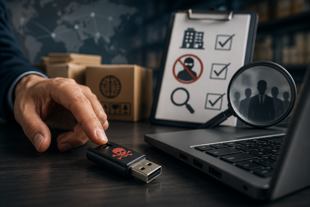 そのUSB、本当に挿して大丈夫ですか?―出荷時ウイルス感染に見る、調達先確認と反社チェックの重要性